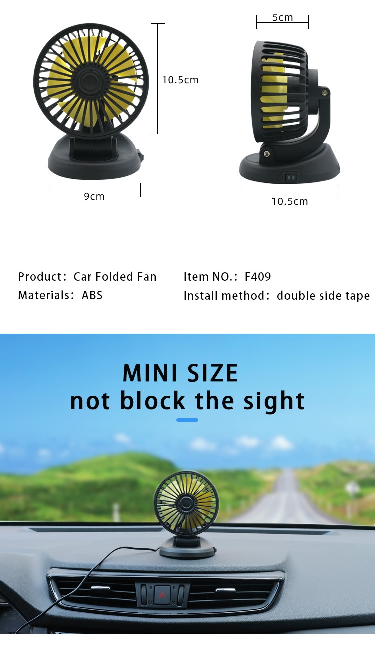 F409 4 Inches Powerful Mini Fan for Car detail (2)2qh