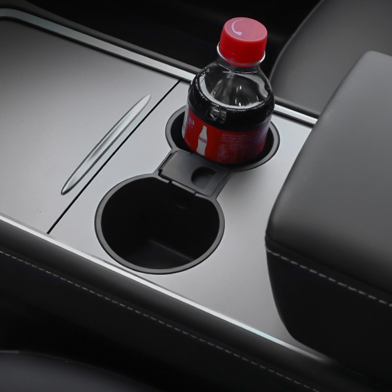 Center Console Cup Holder with Detachable Ashtray for Tesla Model Y/3