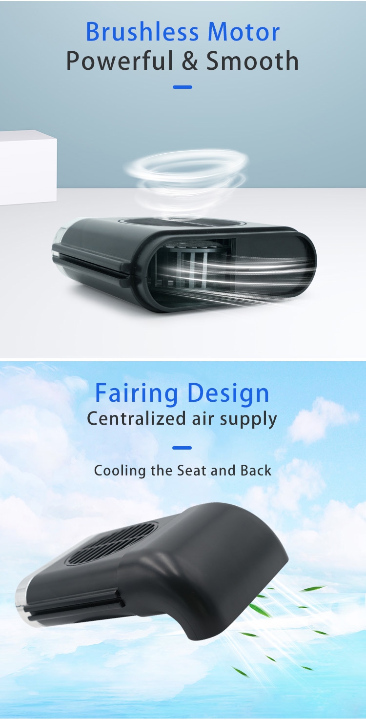 F405 Car Seat Fan 5V USB Cooling Air Fan detail (4)eum