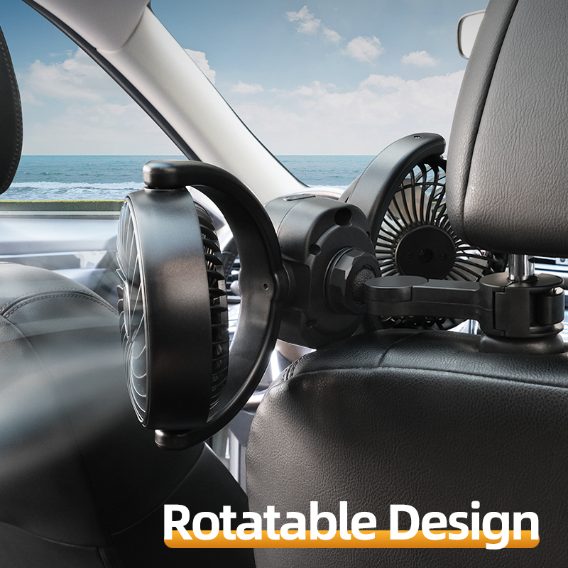 F4211 Car Accessories with Back Seat Fan Brushless 5V