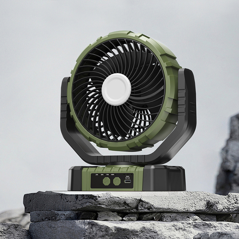 F8101 F8102 Multifunctional Outdoor Rechargeable Standing Fan with LED Lamp (5).jpg