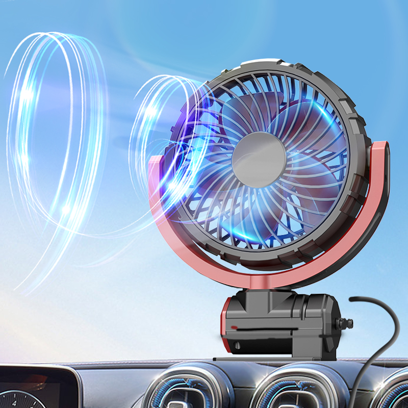 F7101 Cooling Mini Portable Car Fan USB Automotive Accessories