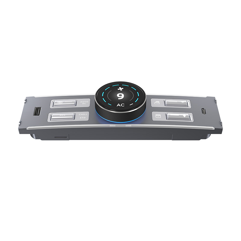 Center Console LCD USB Hub with Physical Buttons for Tesla Model 3 Highland Model Y TSL80377