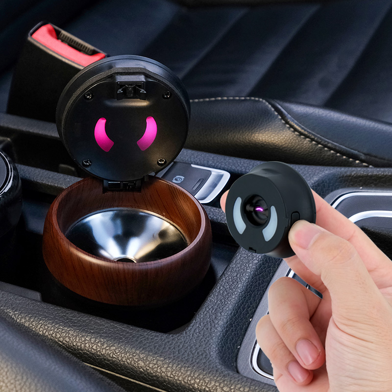 N17D Car Cigarette Ashtray with Lighter and LED