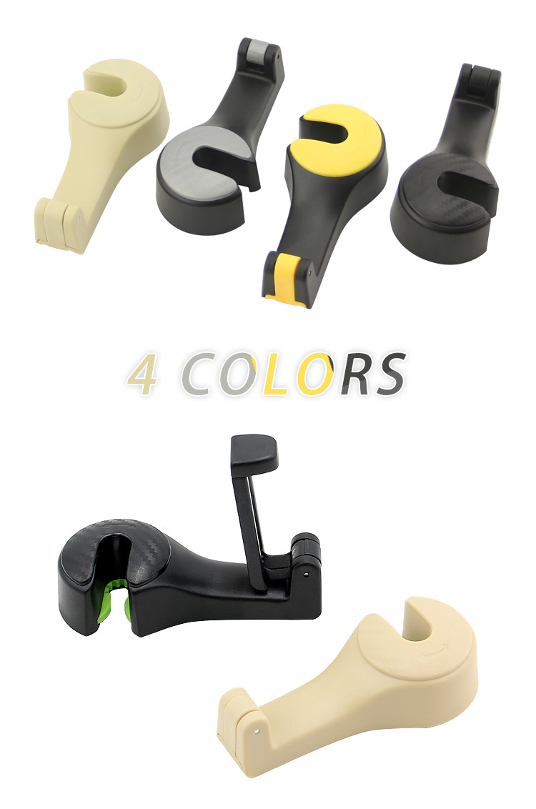 G01 Car Seat Headrest Hook Phone Holder Hanging Handbag detail (3)146