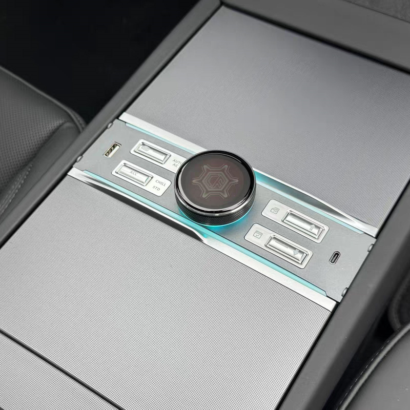 Center Console LCD USB Hub with Physical Buttons for Tesla Model 3 Highland Model Y TSL80377