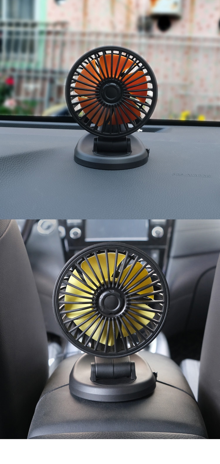 F409 4 Inches Powerful Mini Fan for Car detail (8)xzc