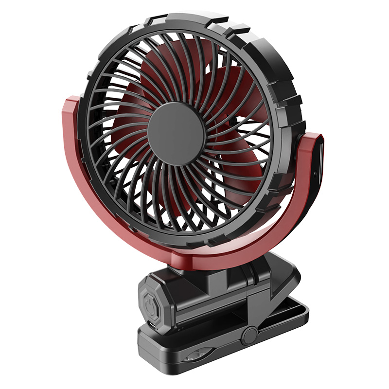 F7102 Clip On Mini Cordless Electric Fans for Travel Camping