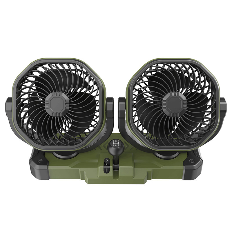 F6603 Upgraded Dashboard Dual Heads Car Fan for Truck OEM ODM