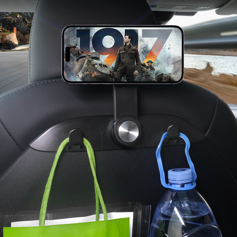 Back Seat Phone Holder Mount Hanging Hook for Tesla Model 3/Y
