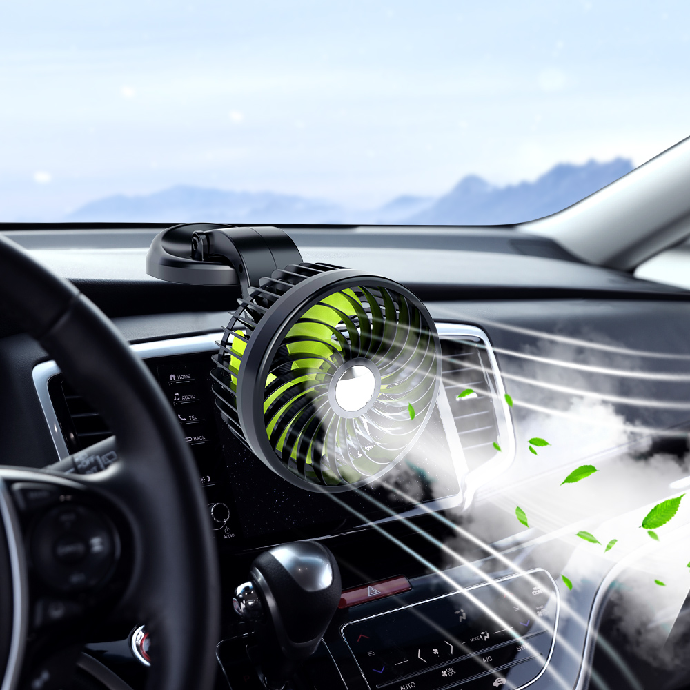 F612 Foldable Car Fan Single Head