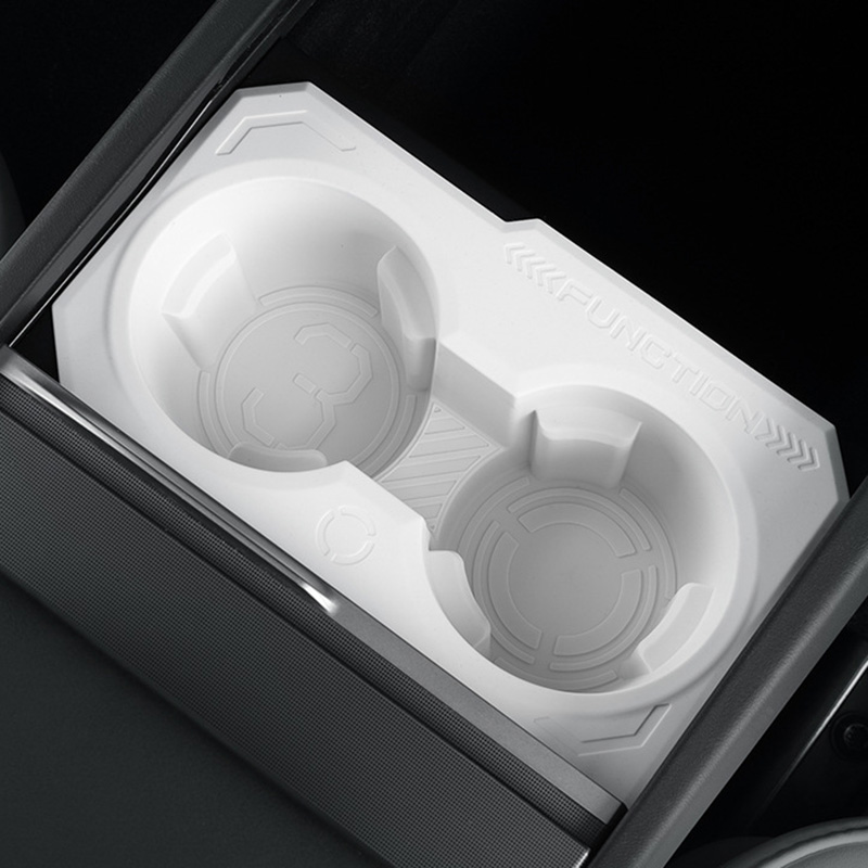 Techware Style Center Console Cup Holder for Tesla Model 3 Highland