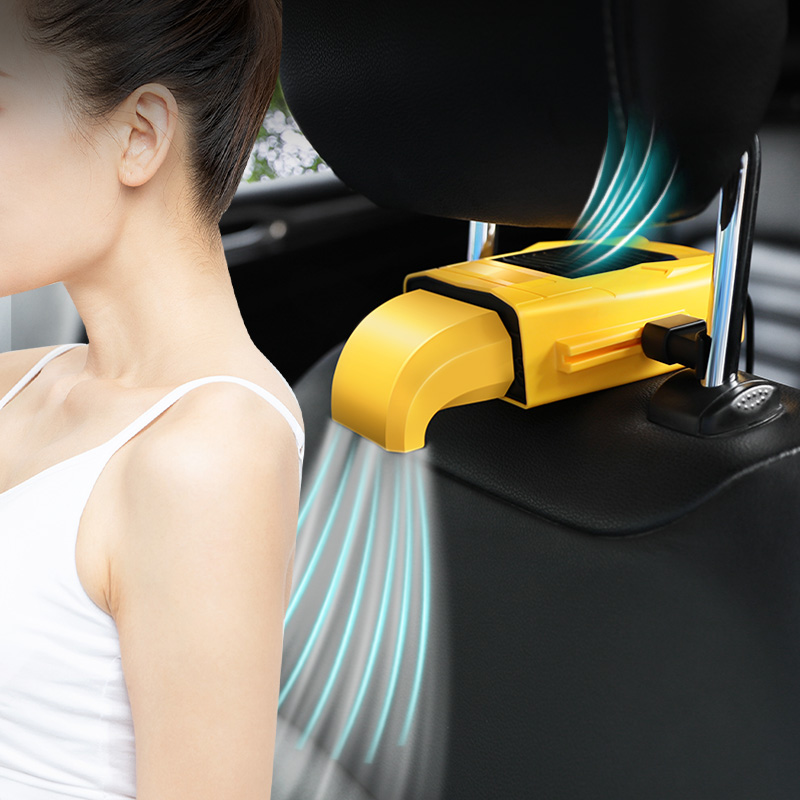 F415 Car Seat Fan USB Cooling