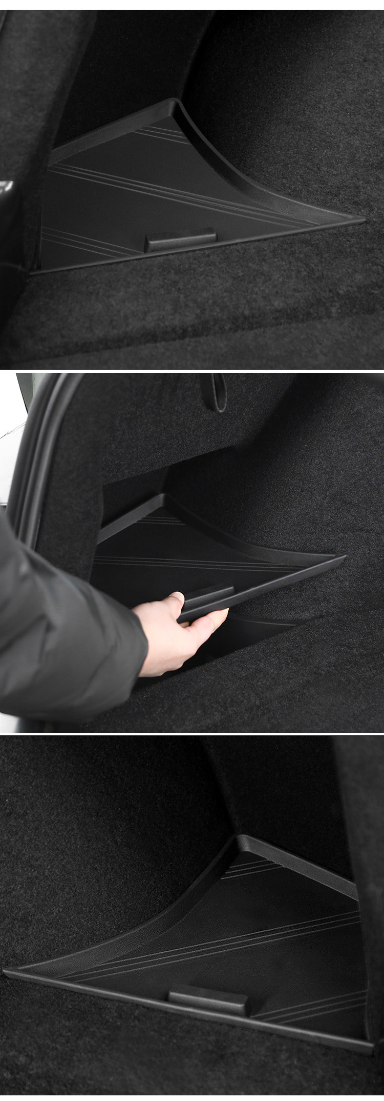 2-Pack Trunk Organizer for Tesla Model 3 Highland 2024 detail (9)zt2